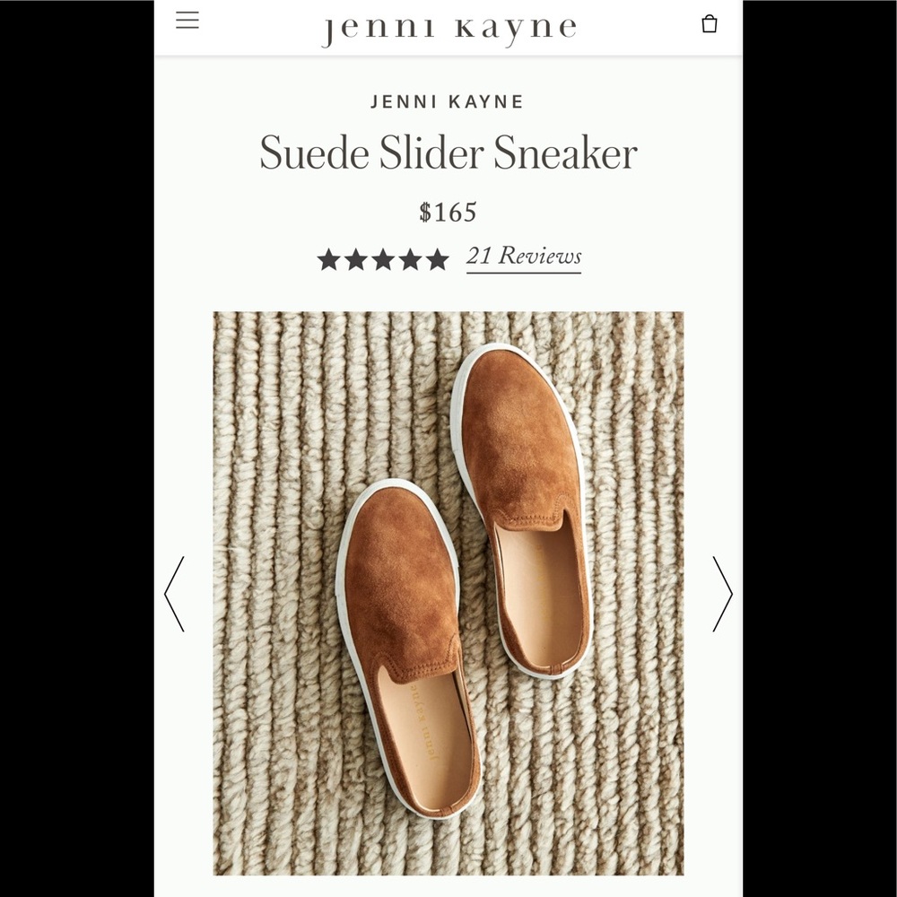 Jenni Kayne suede slide sneakers